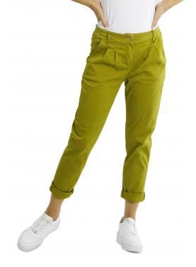 Chino con pence in cotone pesante